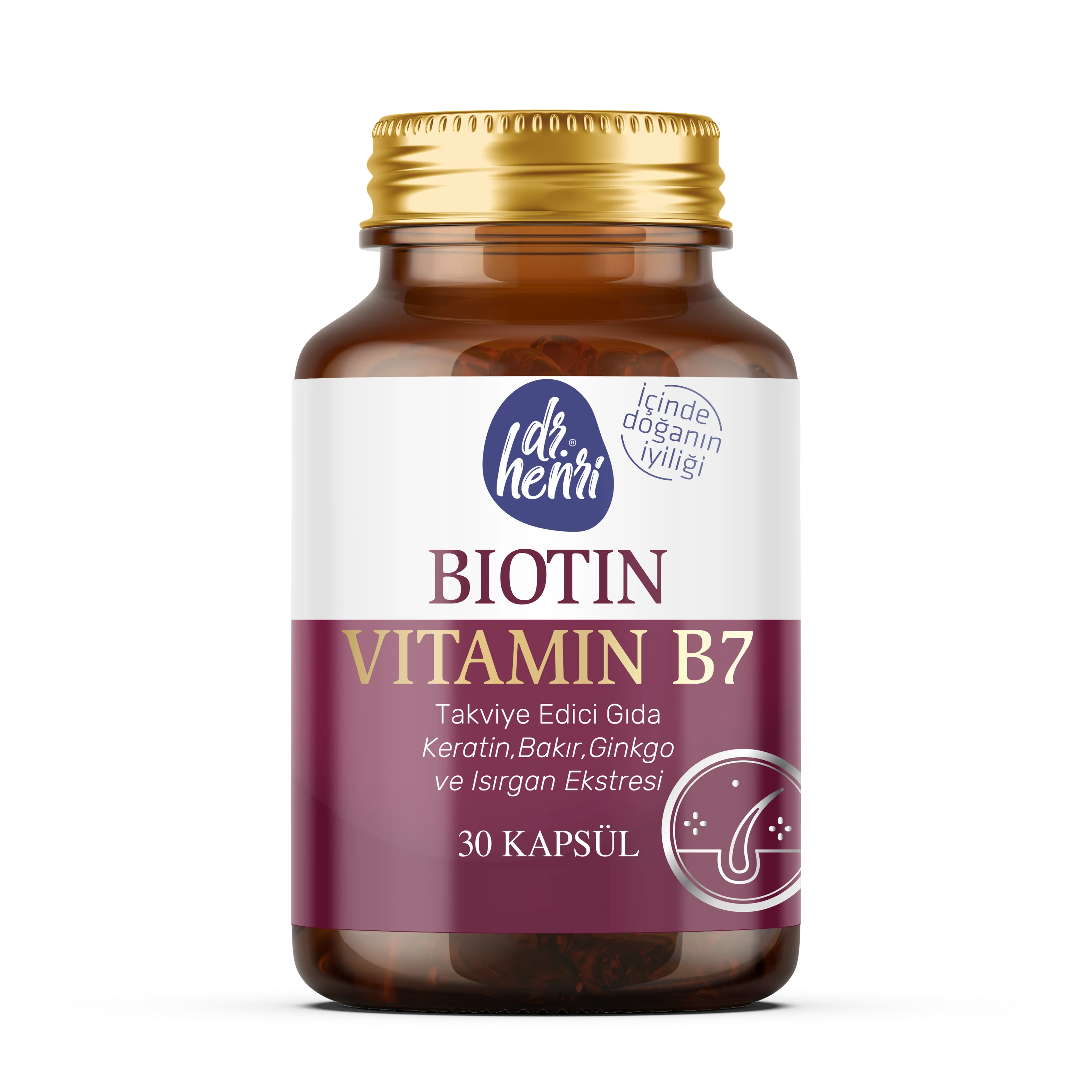 Dr. Henri Biotin 5000 ug  - 30 Kapsül